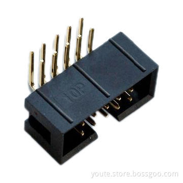 2.54mm Box Header, Connector NP with 20MΩ, Contact Resistance, UL and RoHS Marks
